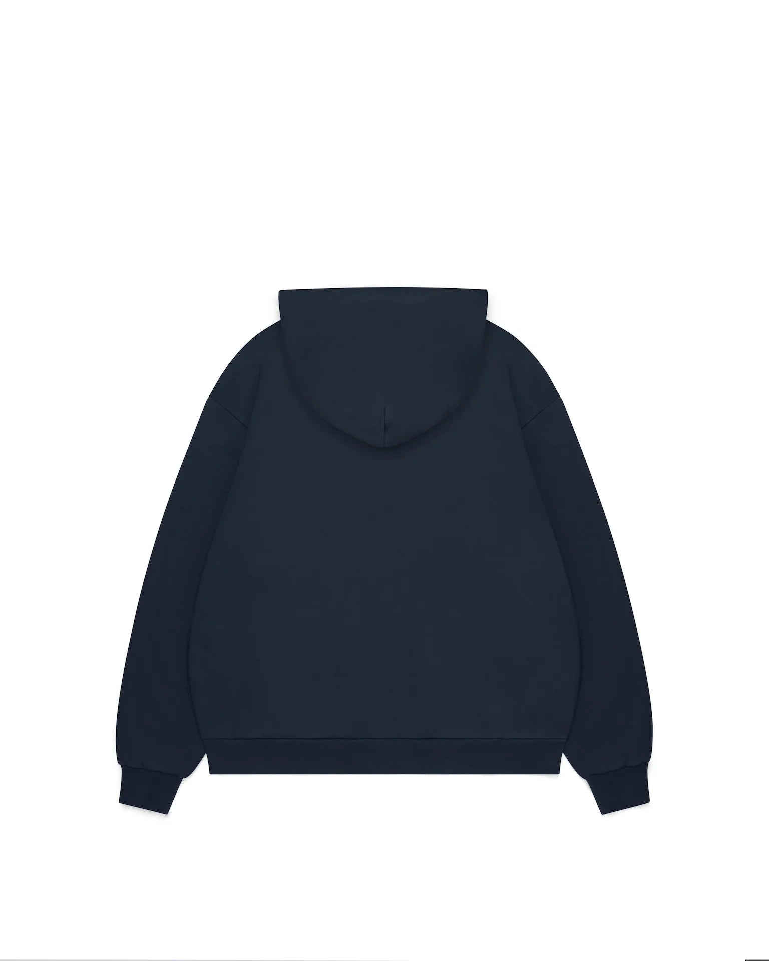 Empulse™ Premium Heavyweight Hoodie in navy blue, back view
